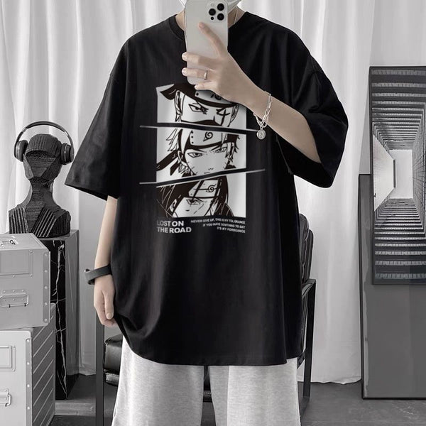 Naruto Anime T-shirts: Oversized Naruto T-shirts for Men