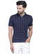 Mens Half Sleeve Printed Polo T shirt with Collar