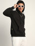 Black Solid Plain Hoodie for Men – Embrace Comfort and Style
