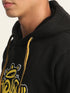 HIP-HOP BACK PRINTED BLACK WINTER HOODIES FOR MEN