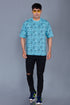 Self Design : Men's Short Sleeve with Round Neck, Oversized All Over Printed T shirts