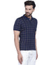 Mens Half Sleeve Printed Polo T shirt with Collar