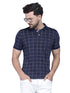 Mens Half Sleeve Printed Polo T shirt with Collar