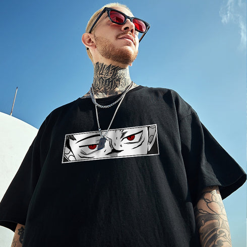 Crazy Anime T-shirts: Oversized One Piece T-shirts for Men