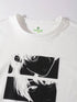 Men White Anime Oversized Baggy Fit T-Shirt