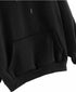 Black Hoodies : Luffy Back Printed Anime Hoodies for Men