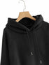 Solid Black Hoodie for Women – Embrace Comfort and Style