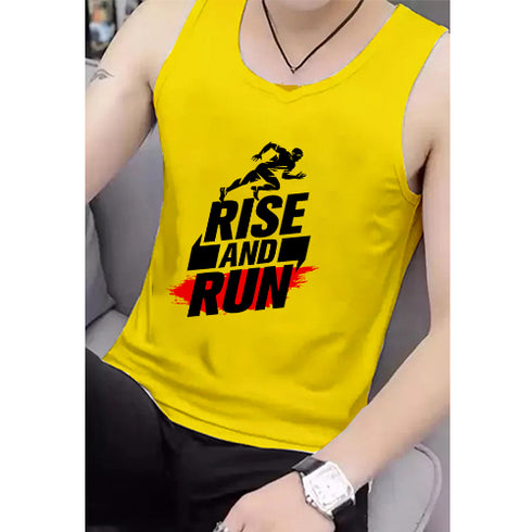 Men's Rise Gym Textured Sando