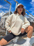 Off-White Aesthetic Back Printed Hoodies for Women – Stylish and Comfortable