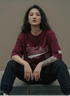 Oversized TK THALASI Maroon Drop Shoulder Stylish T shirts For Women Girls