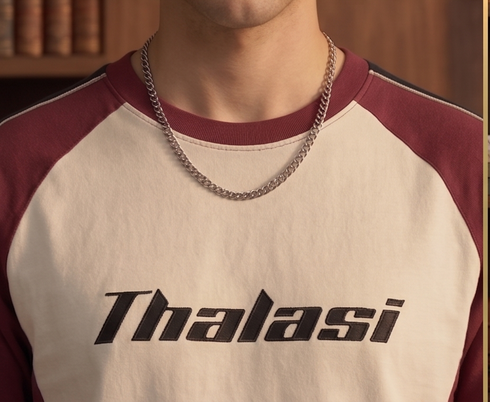 Men Cotton Raglane Aesthetic Oversized T shirts for Men