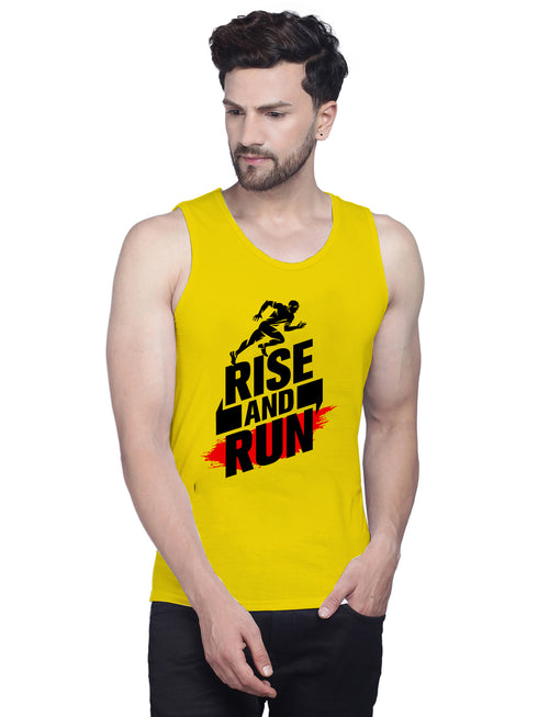 Men's Rise Gym Textured Sando