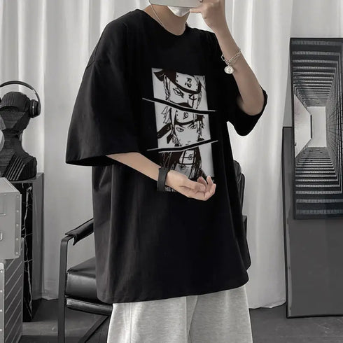 Naruto Anime T-shirts: Oversized Naruto T-shirts for Men