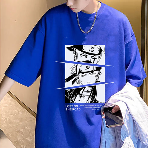 Naruto Anime T-shirts: Oversized Naruto T-shirts for Men