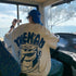 Korean Back Printed White Oversized T shirts for Men