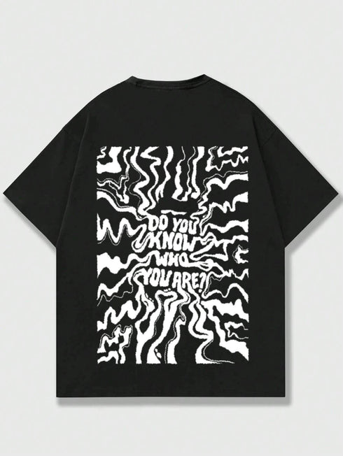 Gen Z Style : DYK Back Printed Oversized T-shirts for Men