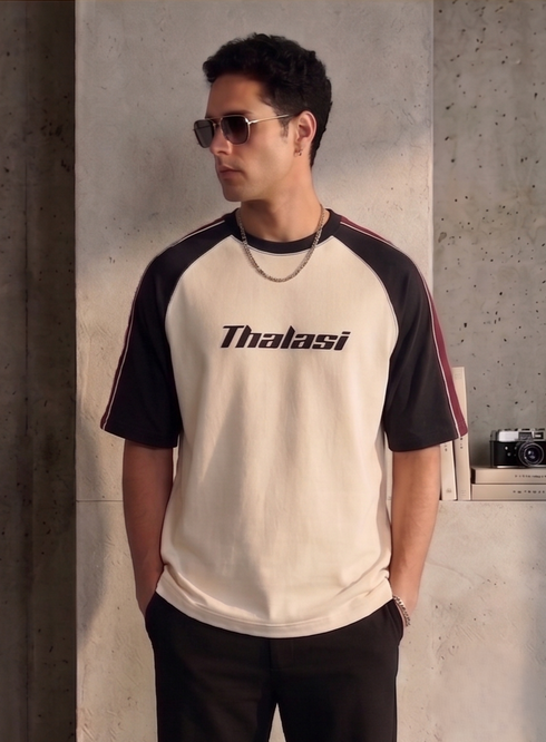 Men Cotton Raglane Aesthetic Oversized T shirts for Men