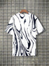 THALASI Men Cotton Zebra All Over Printed Aesthetic Oversized Tshirt for Men