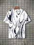 THALASI Men Cotton Zebra All Over Printed Aesthetic Oversized Tshirt for Men