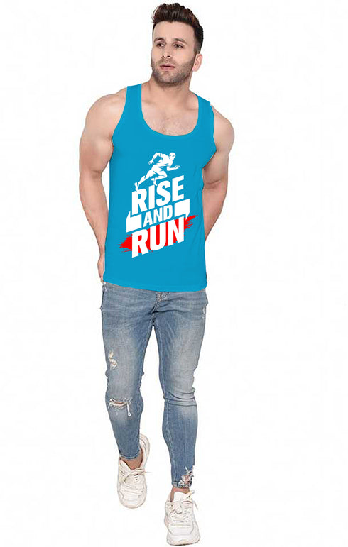 Men's Rise Gym Textured Sando