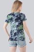 Women Printed Cotton Tie Dye T-shirt - Multicolored T-shirt
