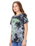 Women Regular Cotton Tie Dye T-shirt - Multicolored T-shirt