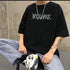 Thalasi Pure 100% Cotton Back Anime Printed Oversized Tshirt for Men