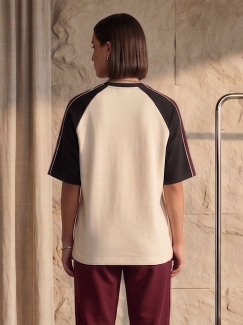 Women Cotton Raglan Aesthetic Oversized T shirts for Women