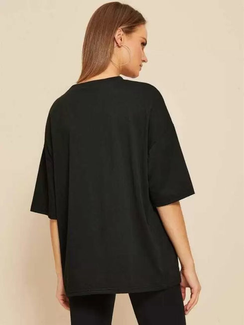 Aesthetic Anime Printed Oversized T-shirt for Women