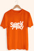Orange Mercy Graphic Print Oversized T Shirts for Men