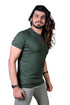 Mens Half Sleeve Printed Polo T shirt with Collar