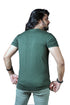 Mens Half Sleeve Printed Polo T shirt with Collar