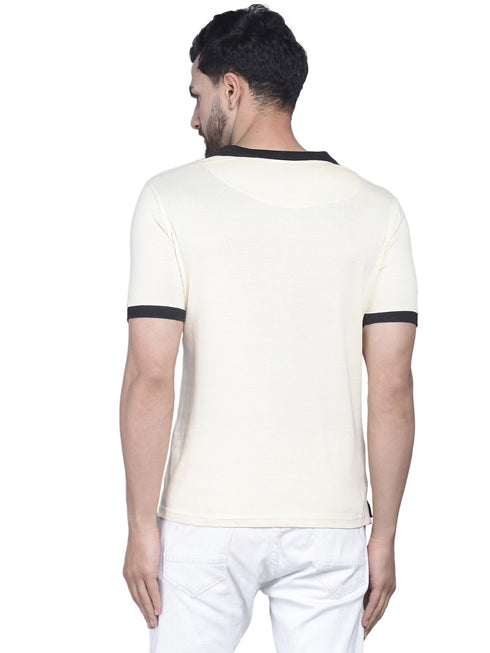 Mens Half Sleeve Solid Colour Polo T shirt with Collar