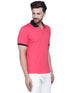 Mens Half Sleeve Solid Colour Polo T shirt with Collar
