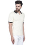 Mens Half Sleeve Solid Colour Polo T shirt with Collar