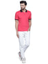 Mens Half Sleeve Solid Colour Polo T shirt with Collar