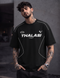 THALASI Men's Motorsport 19 Oversized T-Shirt | Black Streetwear