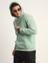 Green Solid Plain Hoodie for Men – Embrace Comfort and Style