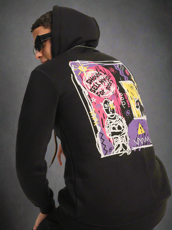 Groovy Man : Back Printed Hoodies for Men