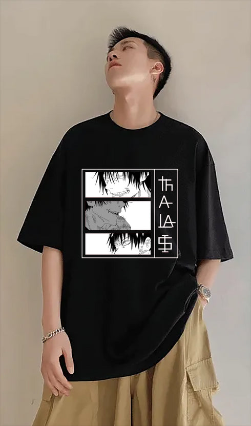 Anime Tshirt : Korean Oversized T shirt for Men