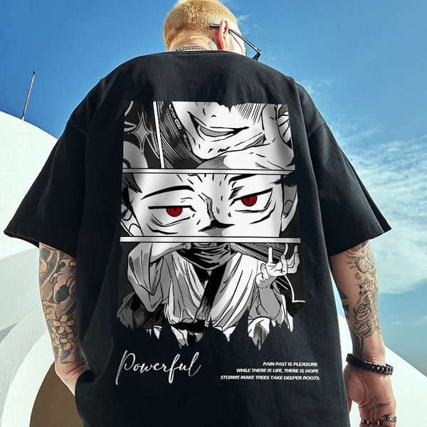 Crazy Anime T-shirts: Oversized One Piece T-shirts for Men