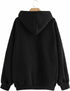 Solid Black Hoodie for Women – Embrace Comfort and Style