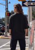 THALASI PIPING Oversized Graphic T-Shirt for Women