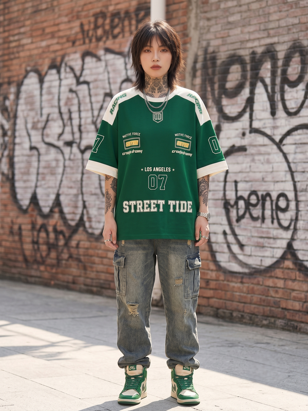 Women Cotton Jersey Aesthetic Oversized T shirts for Women