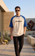Men Cotton Raglane Aesthetic Oversized T shirts for Men