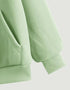 Women's Green Solid Hoodie – Embrace a Fusion of Comfort and Fashion.