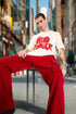 Men Beige Cotton Banger Printed Baggy Oversized T shirt for Men