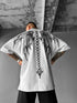 THALASI Men Cotton Wings Printed Aesthetic Oversized Tshirt for Men