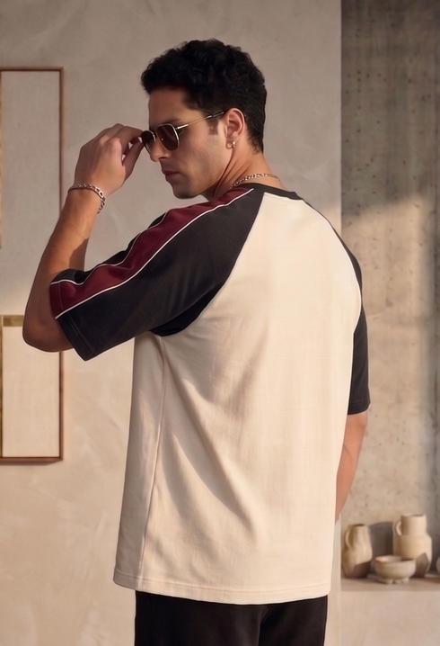 Men Cotton Raglane Aesthetic Oversized T shirts for Men