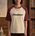 Women Cotton Raglan Aesthetic Oversized T shirts for Women